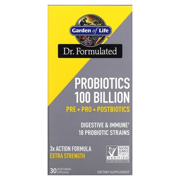 Garden Of Life - Probiotics 100 Billion - 30 Vcaps