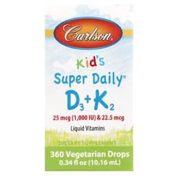 Carlson Labs - Kids Super Daily D3 + K2 - 10ml