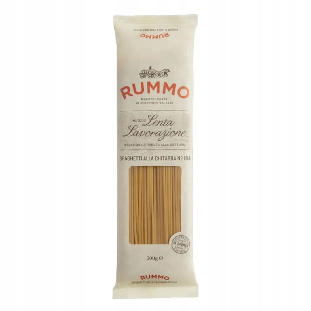 Rummo - Spaghetti alla Chitarra N° 104 - 500g – Rummo förpackning