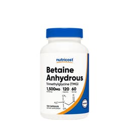 Nutricost - Betaine Anhydrous - 120 Caps