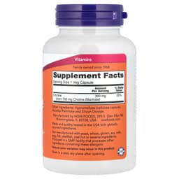 NOW Foods - Choline - 100 Vcaps