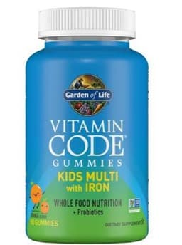 Garden of Life - Kids Multi With Iron Gummies Orange 90 Gummies