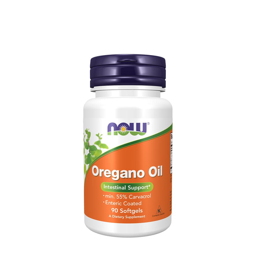 NOW Foods - Oregano Oil - 90 Sgels – NOW Foods förpackning