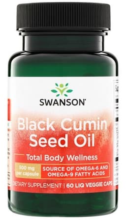 Swanson - Black Cumin Seed Oil - 60 Liquid Veggie Caps