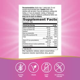 Nature'S Way - Biotin With Zinc - 60 Tabs