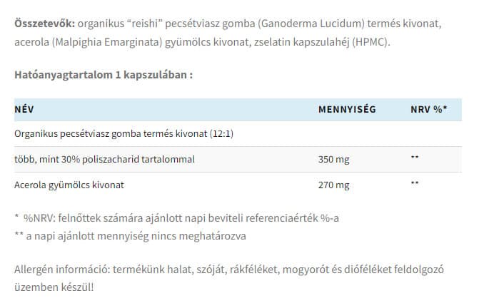Usa Medical - Organic Reishi - 60 Kapsler