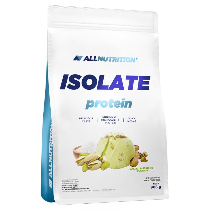 Allnutrition - Isolate Protein, Salted Pistachio - 908g – Allnutrition förpackning