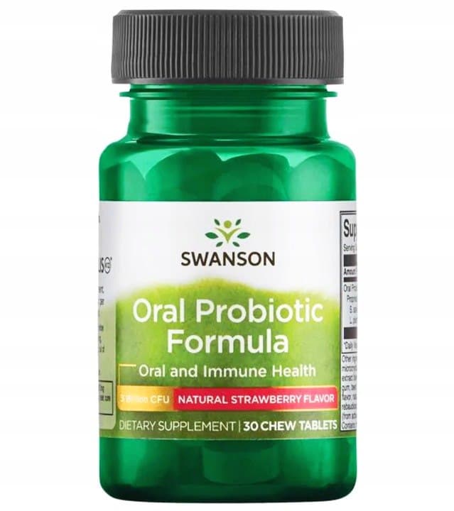 Swanson - Oral Probiotic Formula - 30 Gummies Tabs – Swanson förpackning
