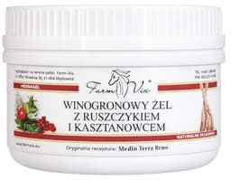 Farm-Vix - Grape Gel With Butcher'S Broom And Horse Chestnut - 350g