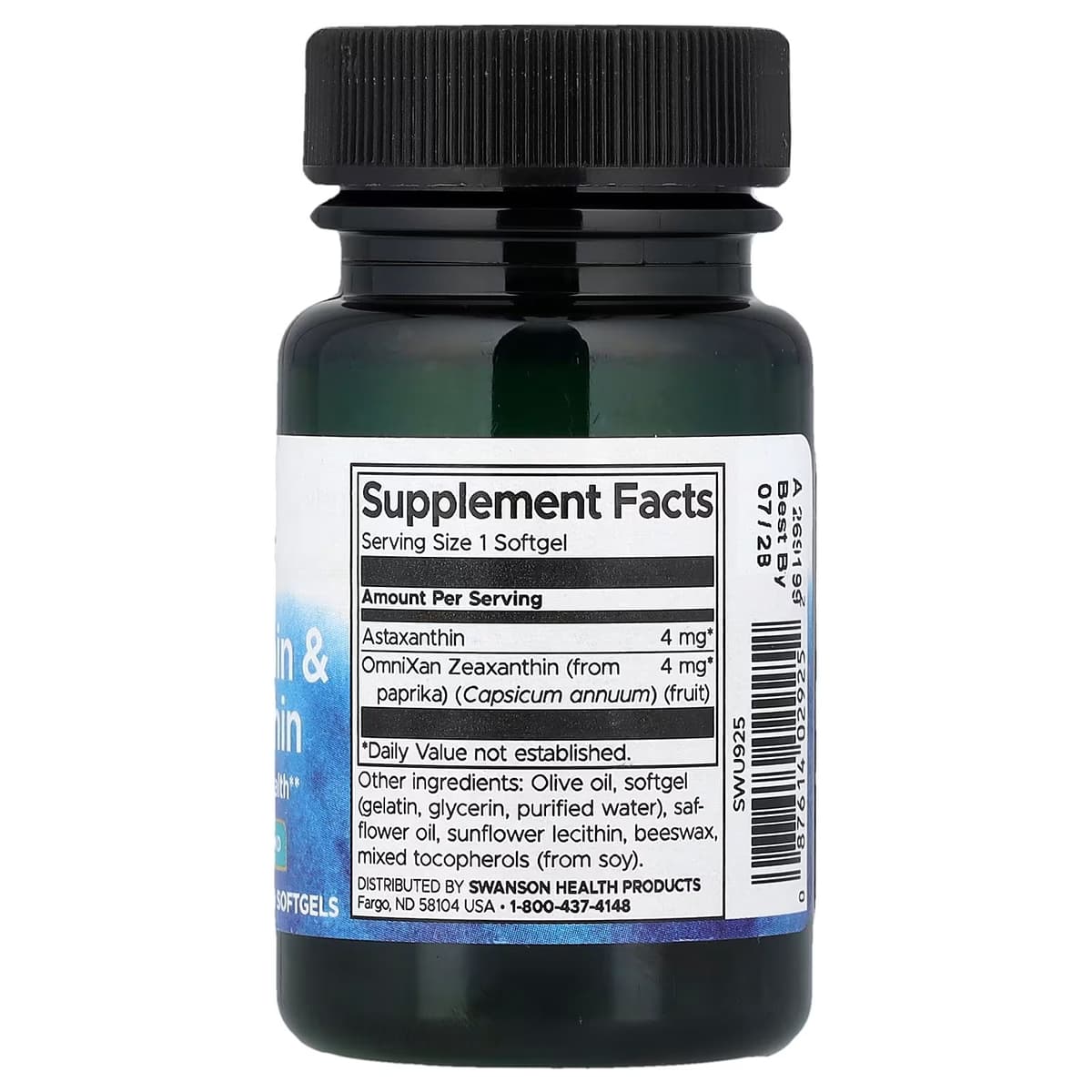 Swanson - Astaxanthin & Zeaxanthin - 60 Sgels