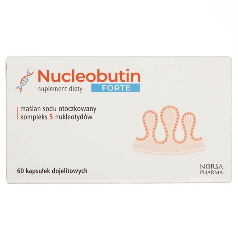 Norsa Pharma - Nucleobutin Forte - 60 Caps – Norsa Pharma förpackning