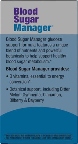 Nature's Way - Blood Sugar Manager - 60 Tabs