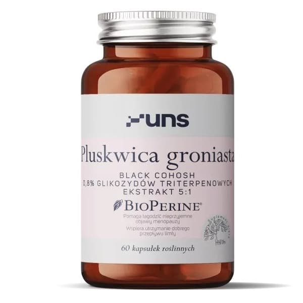 UNS - Black Cohosh Extract - 60 Caps – UNS förpackning