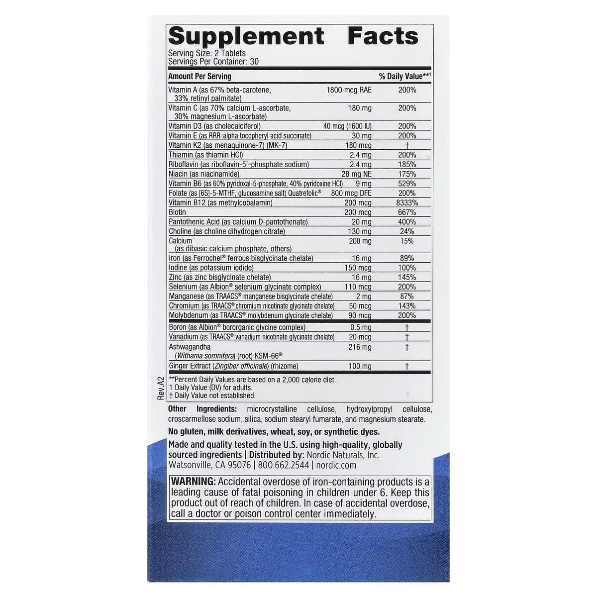 Nordic Naturals - Women's Multivitamin Extra Strength