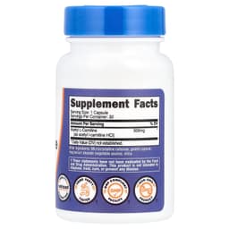 Nutricost - Asetyyli-L-Karnitiini - 30 Kaps