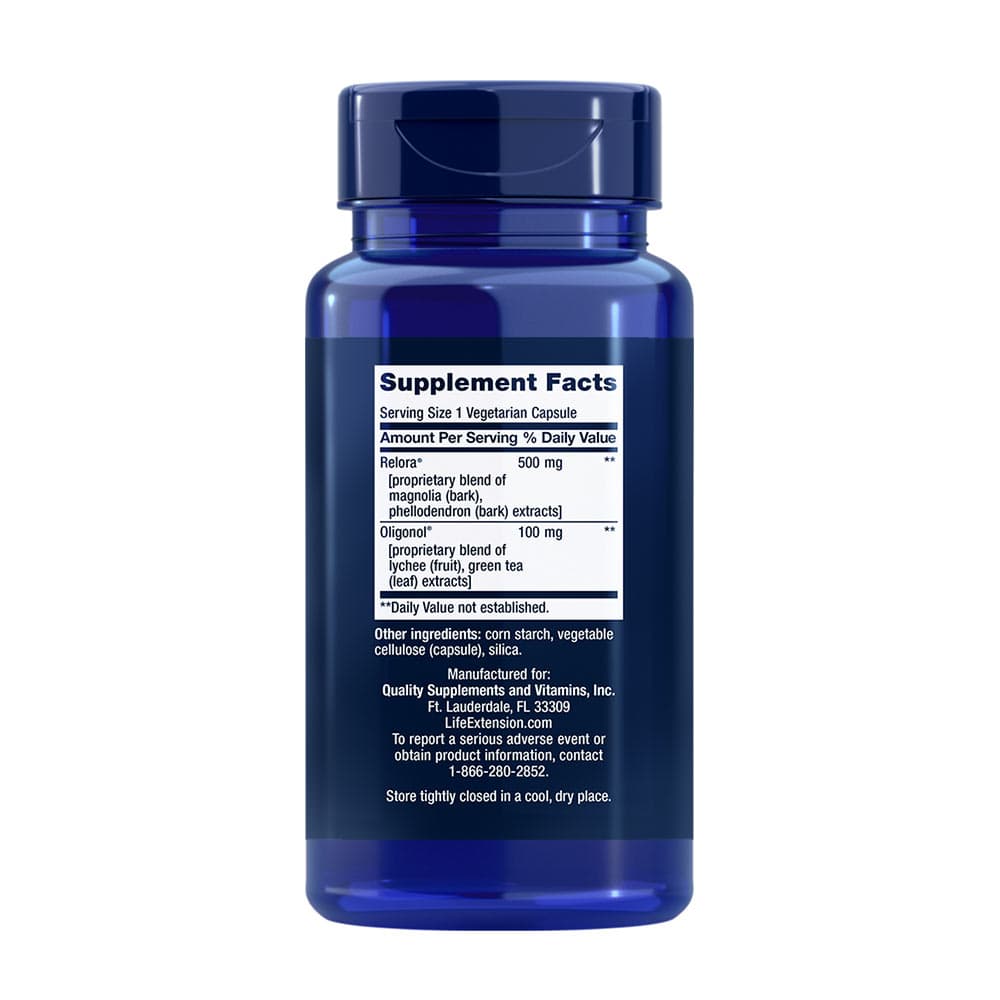 Life Extension - Oligonol og Relora - 30 vegetabilske kapsler