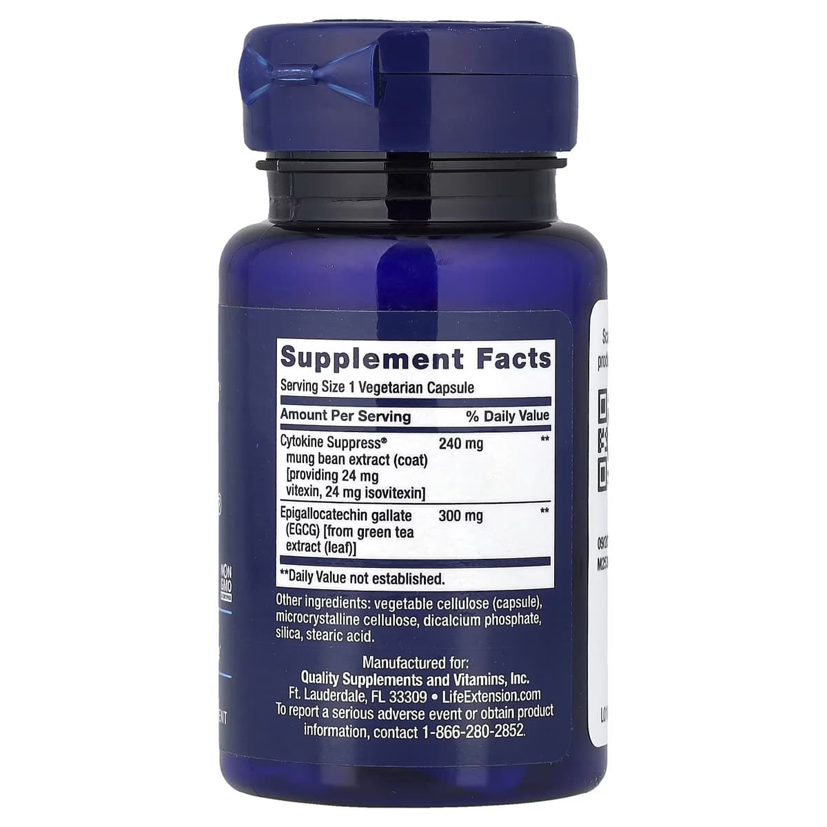 Life Extension - Cytokine Suppress With Egcg - 30 Days