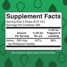 MaryRuth's - Iodine Organic Liquid Drops - 1 Fl oz