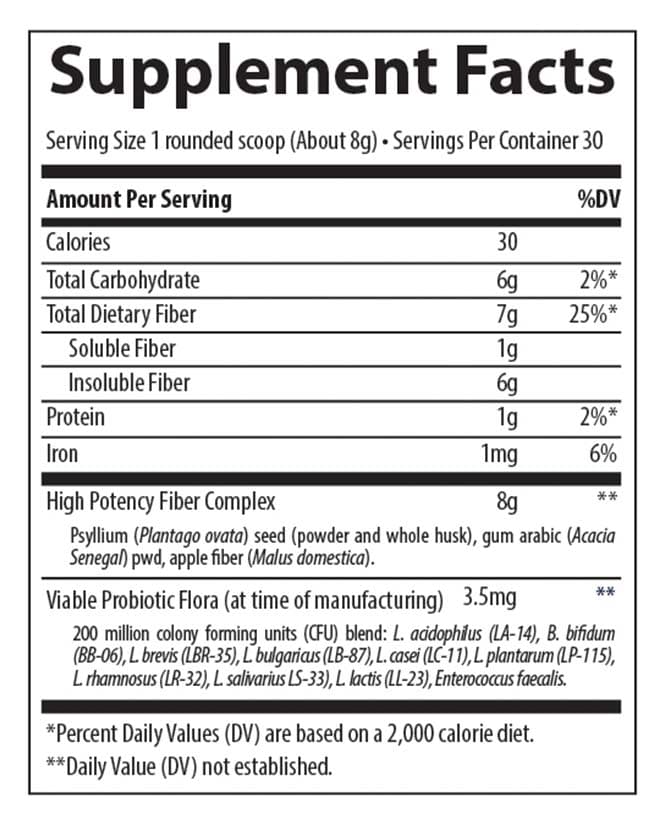 Trace Minerals - Complete Cleansing Fiber - 240g
