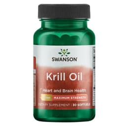 Swanson - Krill Oil Heart And Brain Health Maximum Strength - 30 Sgels