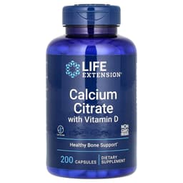 Life Extension - Calcium Citrate With Vitamin D - 200 Vcaps
