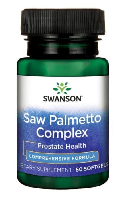 Swanson - Saw Palmetto Complex - 60 Softgels – Swanson förpackning