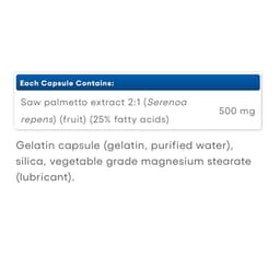 Natural Factors - Saw Palmetto - 90 Caps