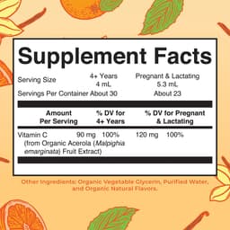 MaryRuth's - Organic Vitamin C Liquid Drops - Orange - 120ml