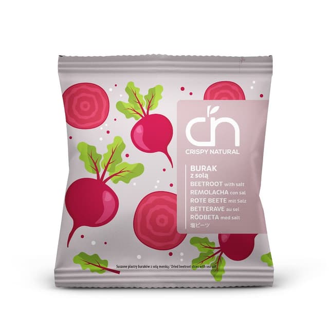 Crispy Natural - Beetroot with Salt - 18g – Crispy Natural