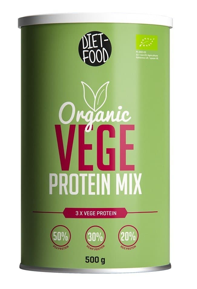 Diet-food - Organic Vege Protein Mix - 500g – Diet-Food förpackning