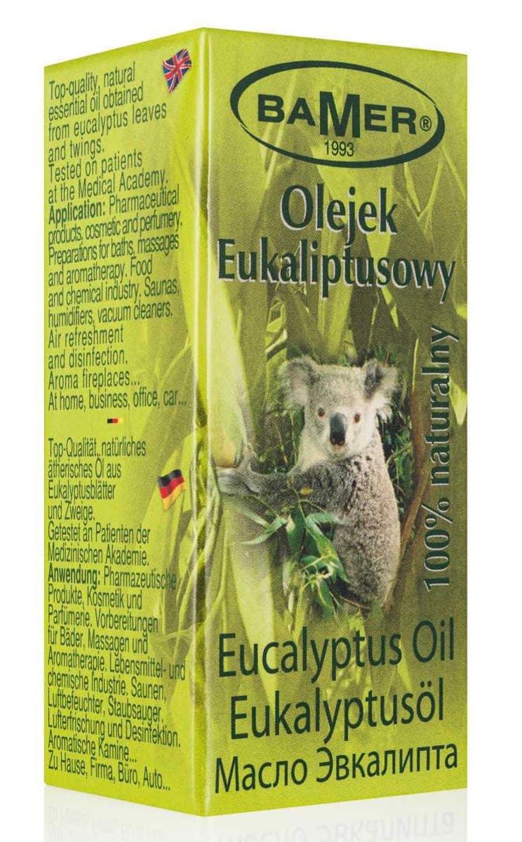 BAMER - Eucalyptus Oil - 7 ml – BAMER förpackning