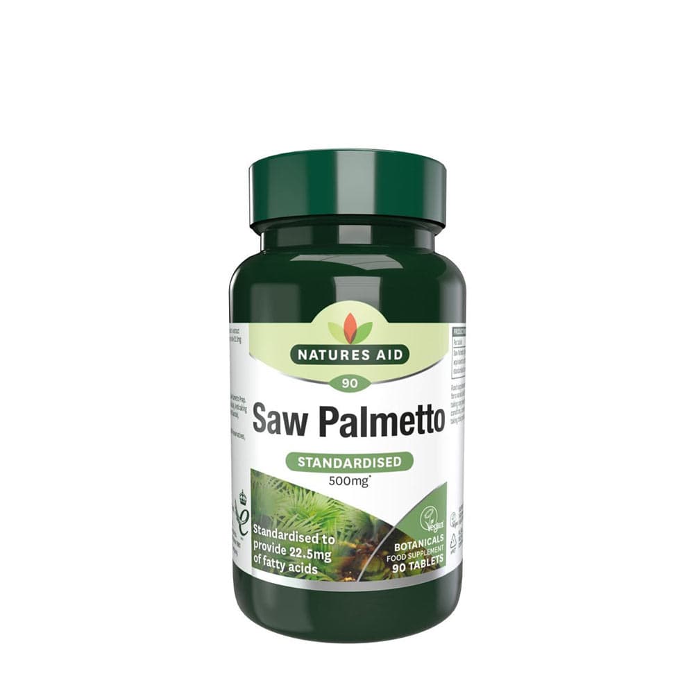 Natures Aid - Saw Palmetto Standardised - 90 Tabs