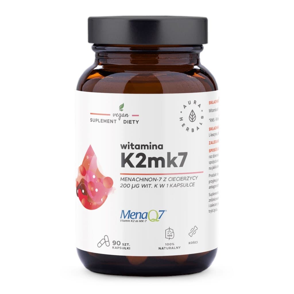 Aura Herbals - Vitamin K2 MK7 – Aura Herbals förpackning
