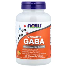 NOW Foods - GABA - 90 purtavaa