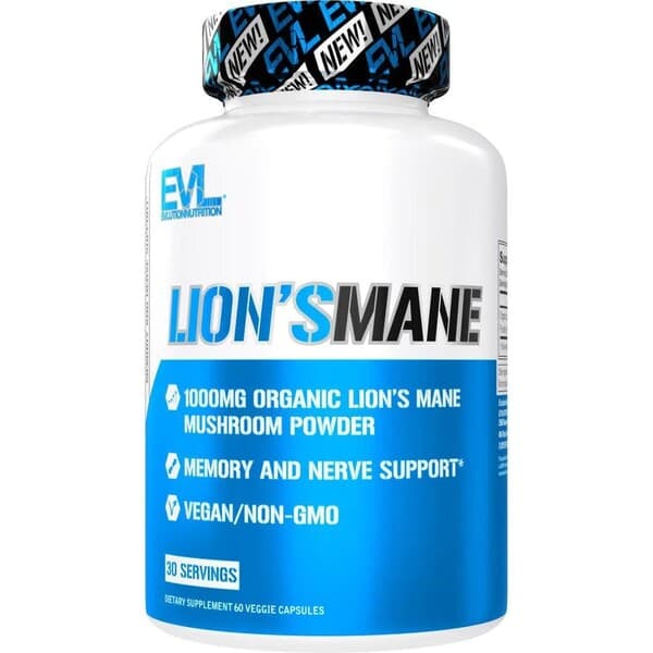 EVLution Nutrition - Lion'S Mane Caps - 60 Vcaps – Evlution Nutrition förpackning