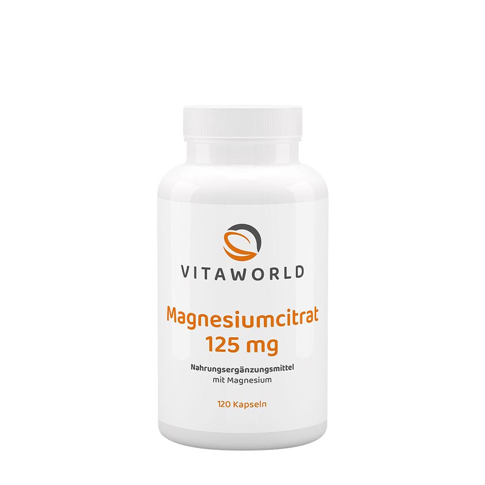 Vitaworld - Magnesium Citrate - 120 Caps – Vitaworld förpackning