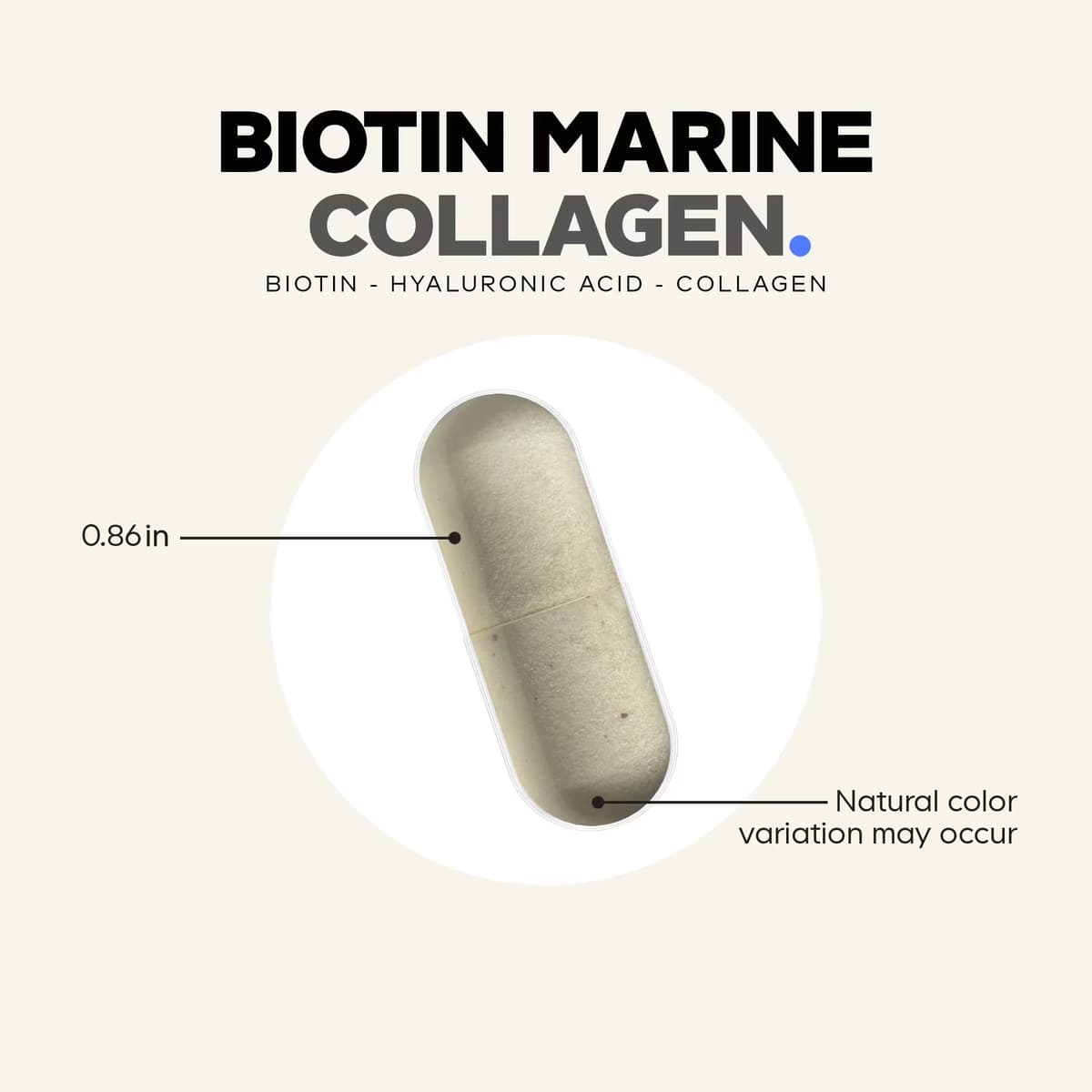 Codeage - Biotin Marine Collagen+ - 120 Vegetable Capsules