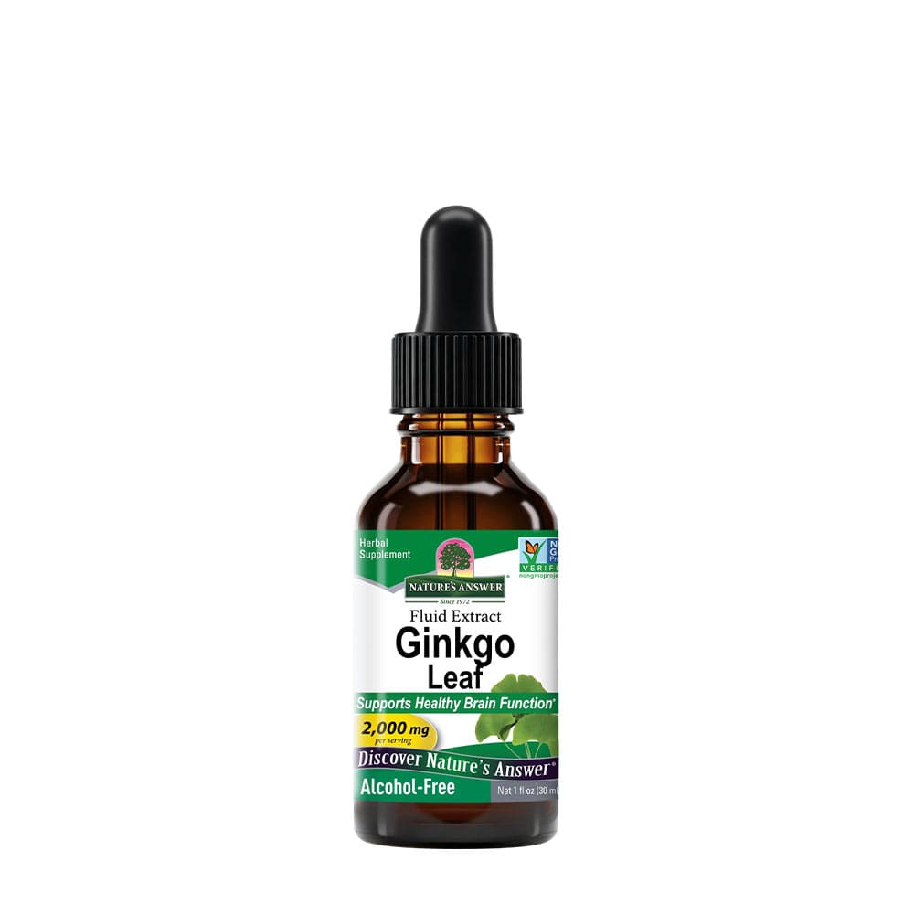 Nature's Answer - Ginkgo Leaf 2000mg – Nature'S Answer förpackning