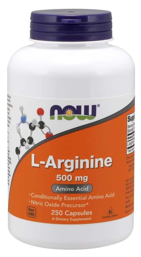 Now Foods - L-Arginine – NOW Foods förpackning