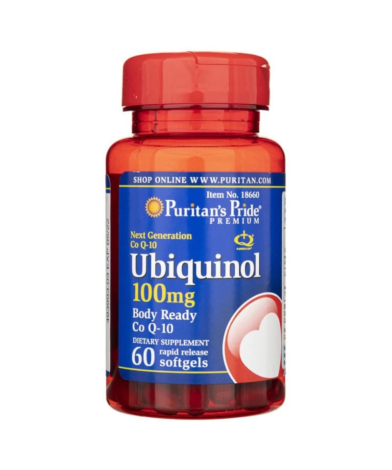 Puritan's Pride - Ubiquinol - 60 Sgels – Puritan's Pride förpackning