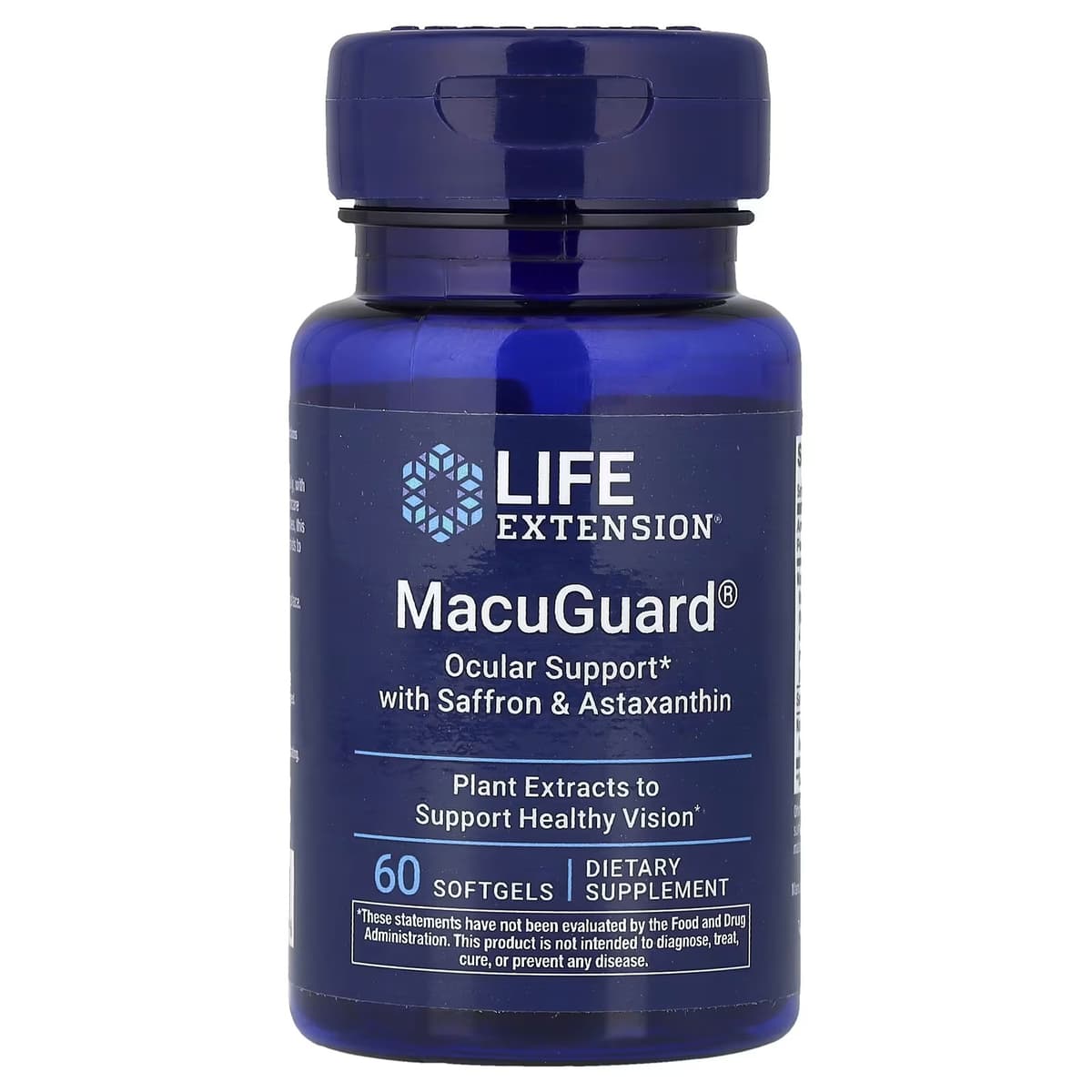 Life Extension - Ocular Support With Saffron & Astaxanthin - 60 Sgels