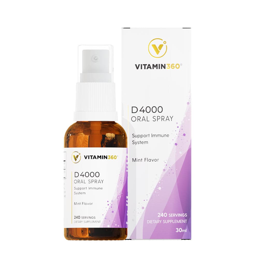 Vitamin360 - Vitamin D 4000IU Oral Spray - 30ml – Vitamin360 förpackning