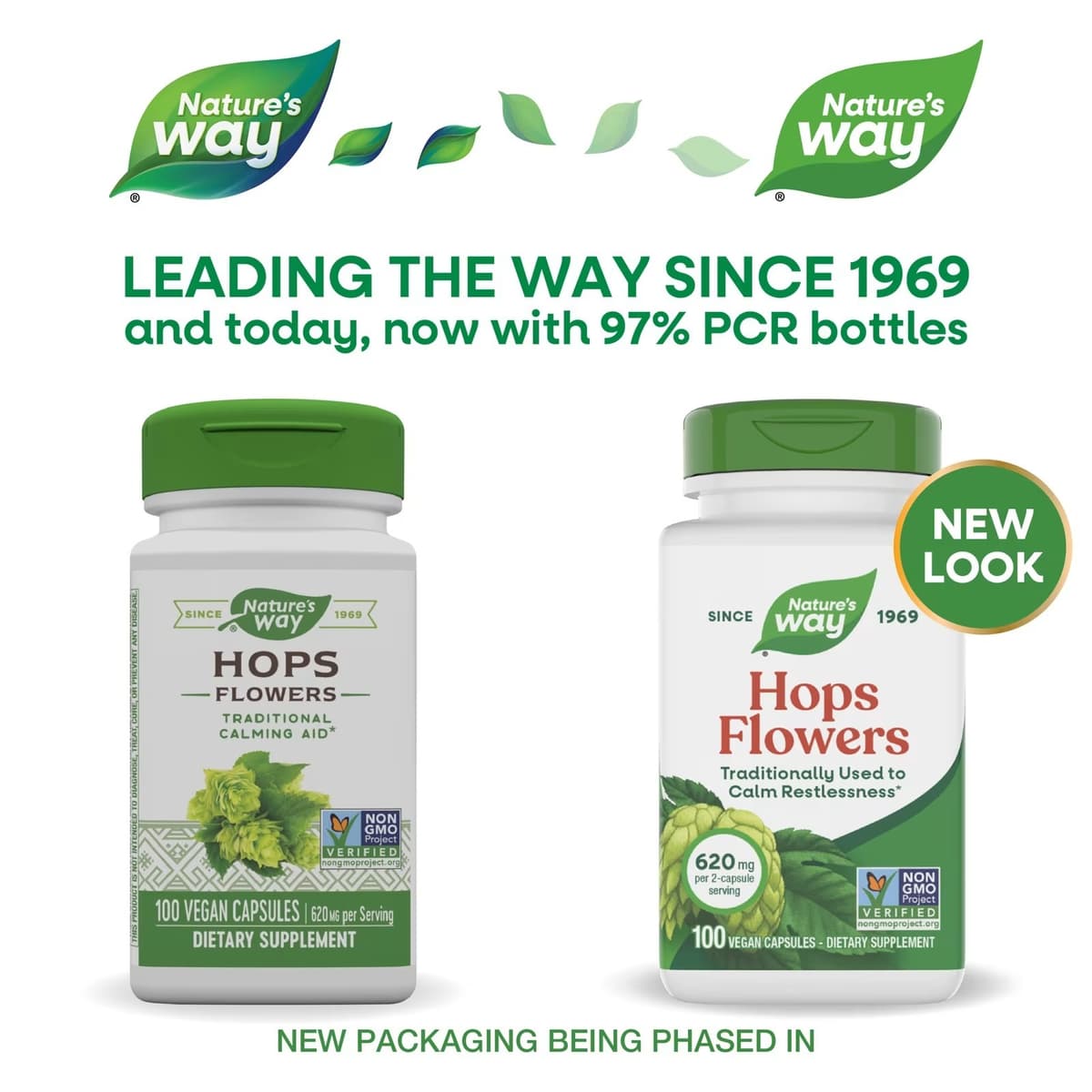 Nature'S Way - Hops Flowers - 30 Caps