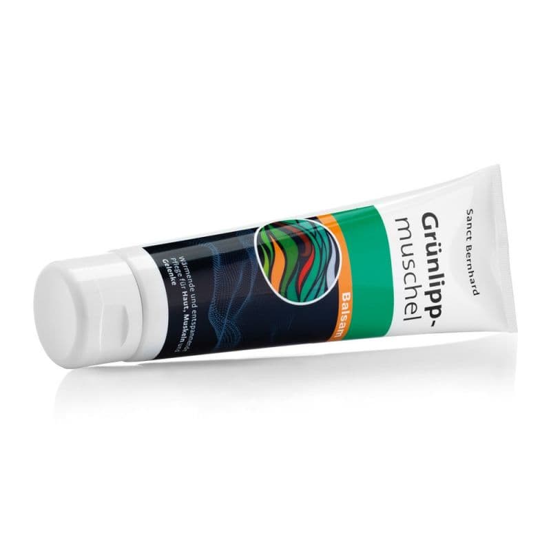 Kräuterhaus Sanct Bernhard - Green Lipped Mussel Balm - 150ml – Kräuterhaus Sanct Bernhard förpackning