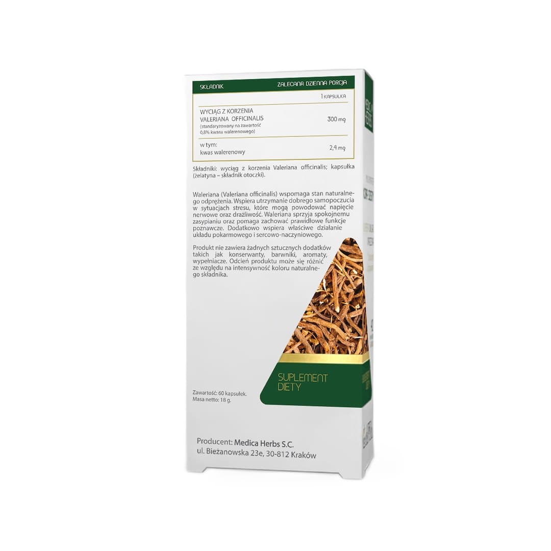 Medica Herbs - Valeriaana - 60 Kapselia