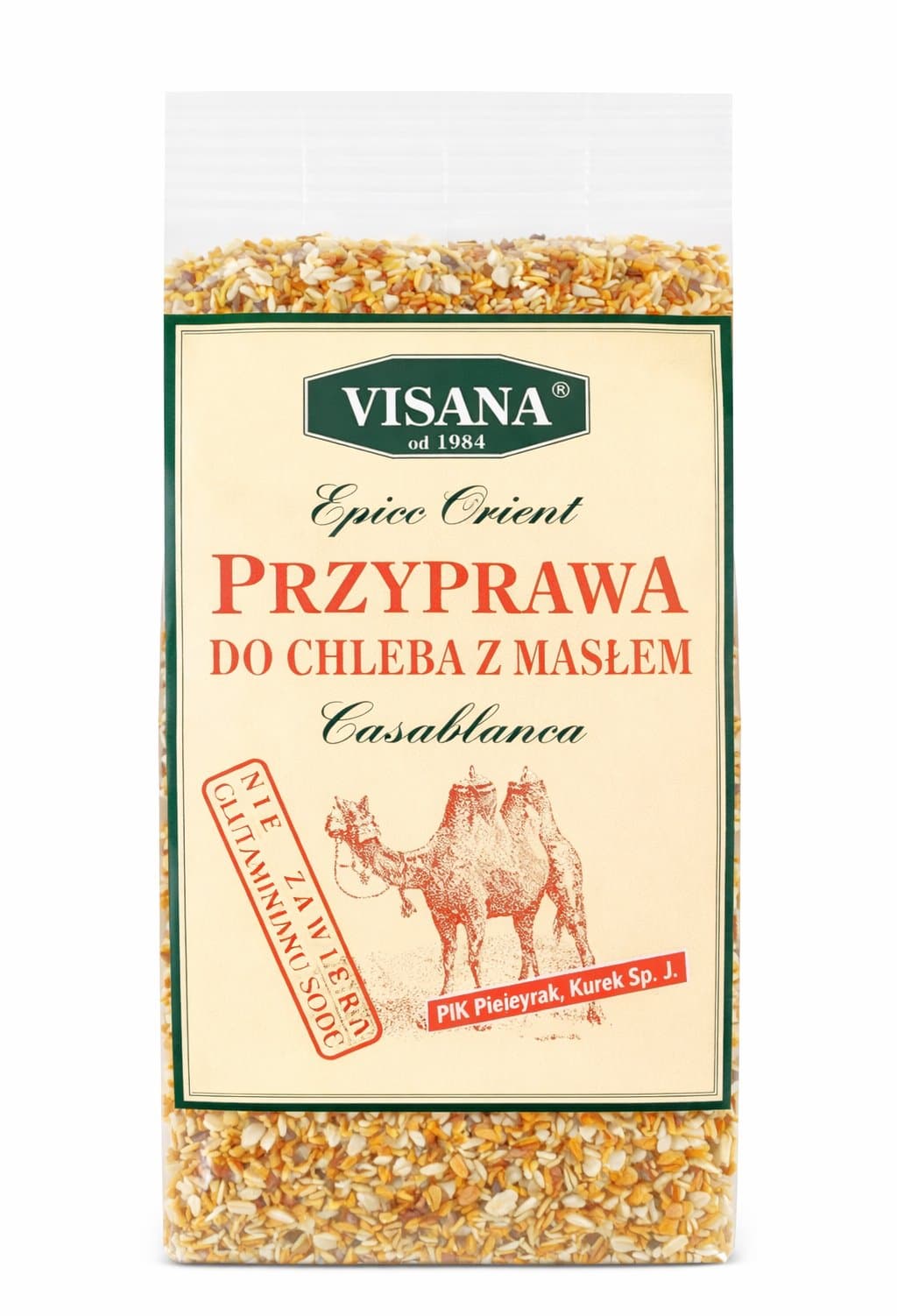 Visana - Bread Seasoning With Butter - 85g – Visana förpackning