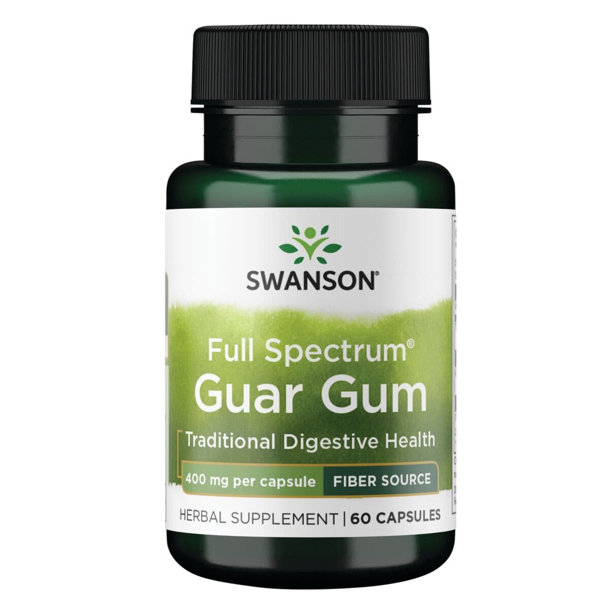 Swanson - Full Spectrum Guar Gum - 60 Caps – Swanson förpackning