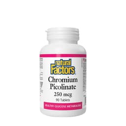 Natural Factors - Chromium Picolinate - 90 Tabs