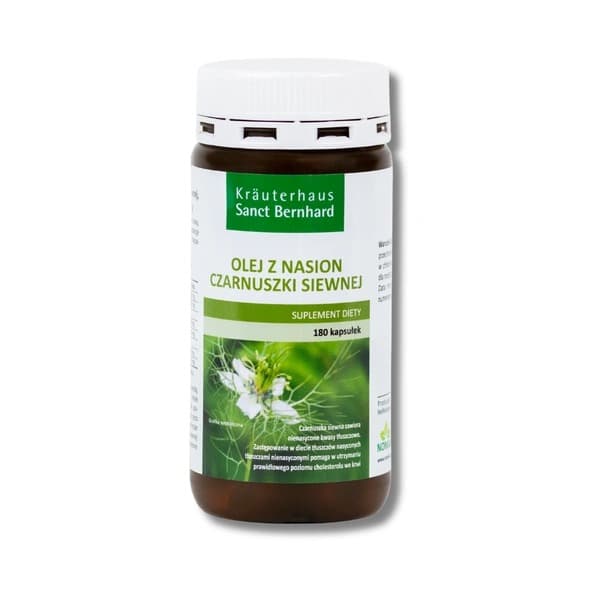 Kräuterhaus Sanct Bernhard - Black Cumin Seed Oil – Kräuterhaus Sanct Bernhard förpackning