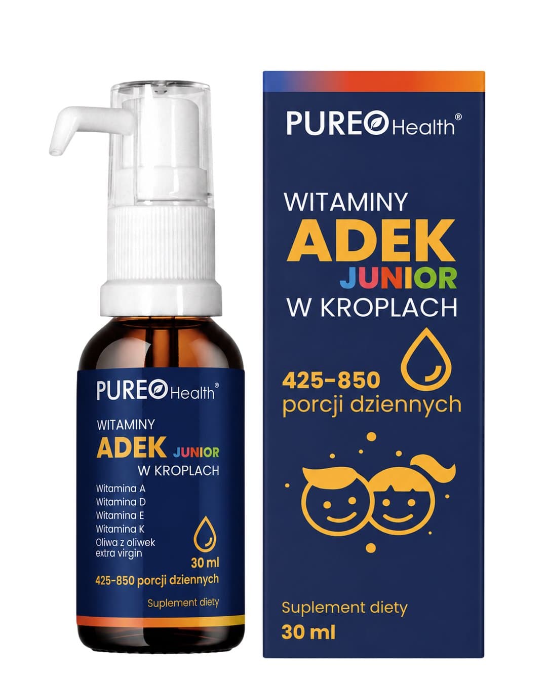 Pureo Health - Vitamins A D E K Junior Drops 30ml